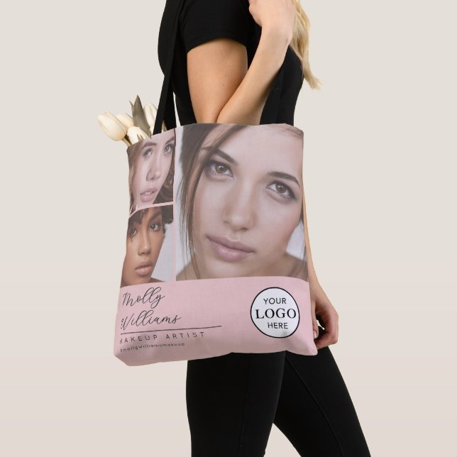 Blush Pink Schrift Logo Foto Makeup Studio (Von Nahem)