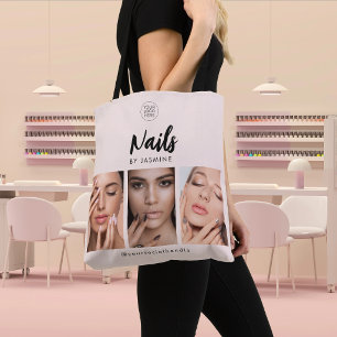 Blush Pink Schrift Logo Foto Nagel Künstlerin