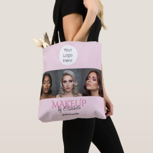 Blush Pink Script Logo Foto Make-up Studio