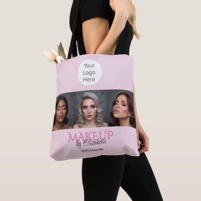 Blush Pink Script Logo Foto Make-up Studio (Von Nahem)