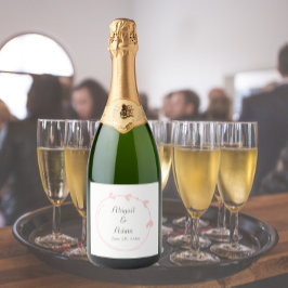 Blush Pink Simple Heart Wreath Wedding