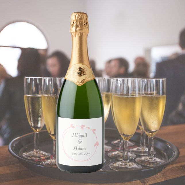 Blush Pink Simple Heart Wreath Wedding (In Situ Wedding)