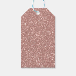 Blush Pink Speckled Pattern Party Geschenkanhänger