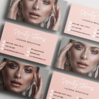 Blush Pink Stilvolles Beautician Social Media Foto