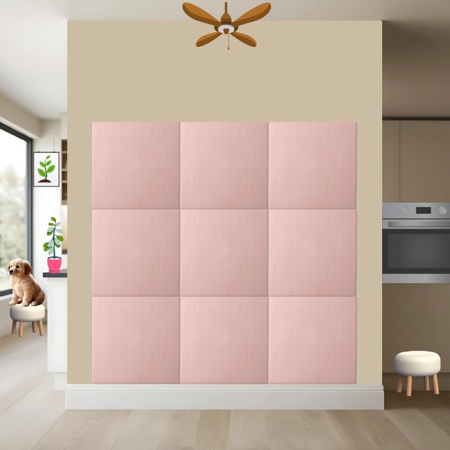Blush Pink Textile Keramik Tile Fliese (Von Creator hochgeladen)