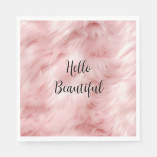 Blush Pink Tierfett Serviette