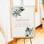 Blush Pink Tropical Palm Pampas Brautparty Post Poster<br><div class="desc">Dieses Brautparty-Willkommensschild mit rosa Pampas,  tropischen Palmen-Blätter und einem lustigen handgeschriebenen Skript-Schriftart. Dieses Brautparty-Poster eignet sich perfekt für ein Brautparty mit tropischen Themen.</div>