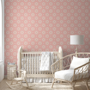 Blush Pink und Creme Infiniti Star Tapete