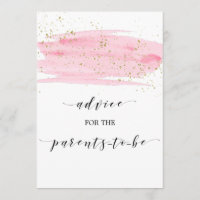 Blush Pink und Gold-Adress-Zeichen