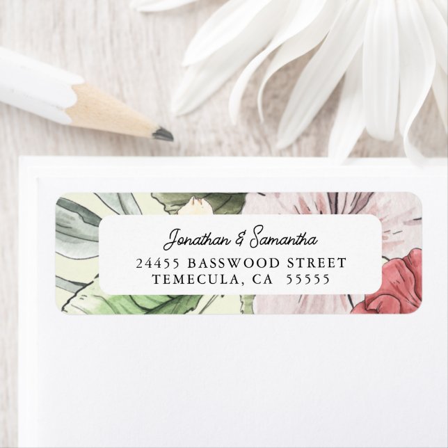 Blush Pink und Sage Fall Bloral (Insitu)