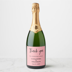 Blush Pink Vielen Dank für Ihre Hochzeit