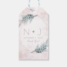 Blush Pink Wasserfarbe Geometrische botanische Hoc