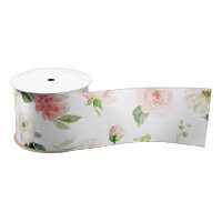 Blush Pink Watercolor Blumenmuster