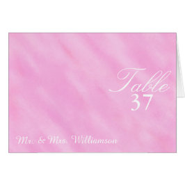 Blush Pink Watercolor Hochzeitstische Zeltkarten