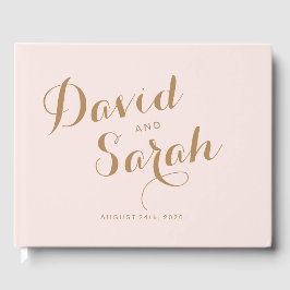 Blush Pink Wedbook Gästebuch