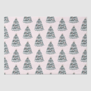 Blush Pink Weihnachtsbaum Ornament Seidenpapier