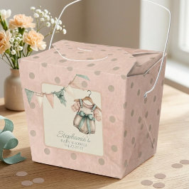 Blush Polka Dot Baby  Geschenkschachtel