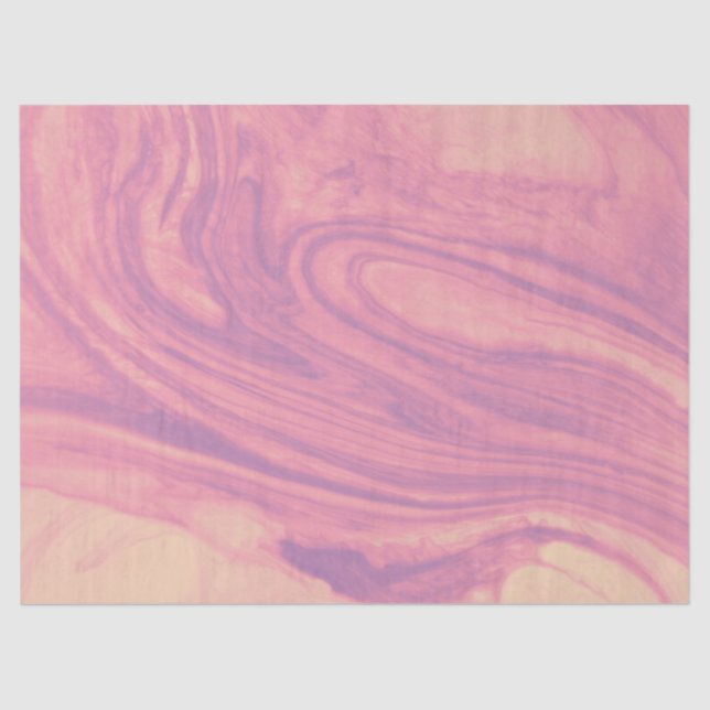 Blush Powder Pink Girly Marbour Malerei Textur Seidenpapier (Vorderseite)