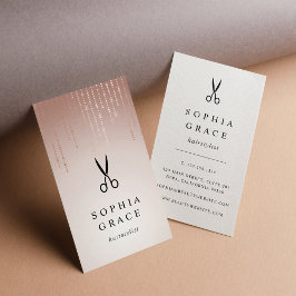 Blush Rain Hairstylist Visitenkarte