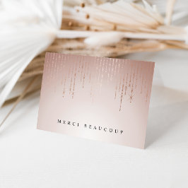 Blush Rain Merci Beaucoup Vielen Dank Karten