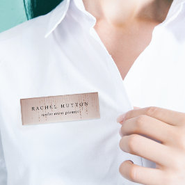 Blush Rain Namenschild