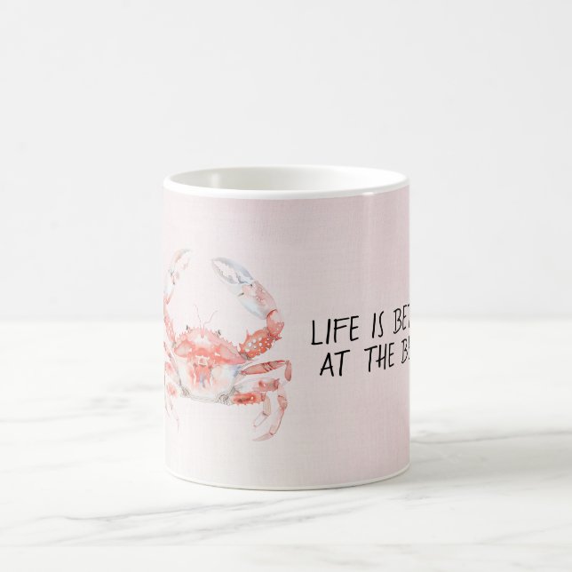 Blush Red Ocean Crab Kaffeetasse (Mittel)