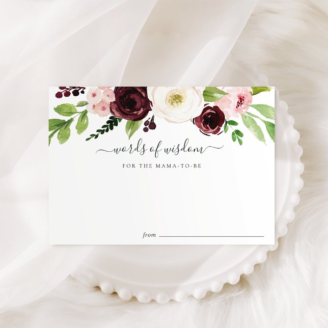 Blush Romance Baby Shower Addon Card Einladung (Von Creator hochgeladen)
