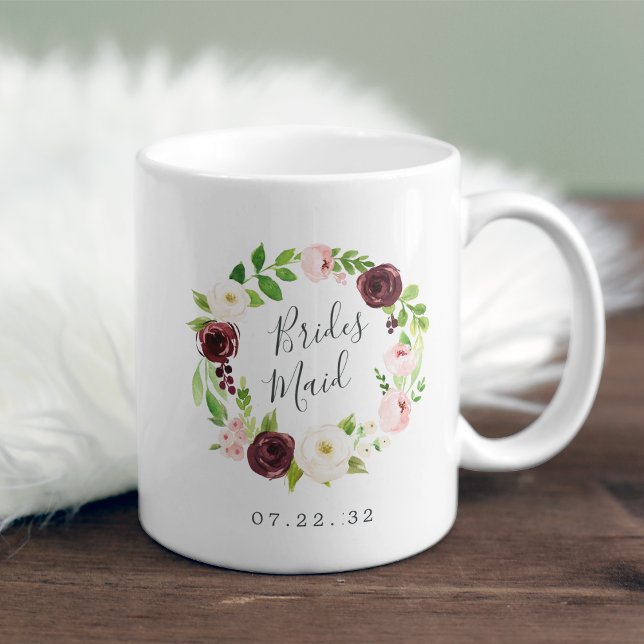 Blush Romance Bridesmaid Kaffeetasse (Von Creator hochgeladen)