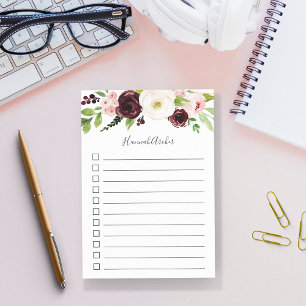 Blush Romance Personalisiert To-Do-List Post-it Klebezettel