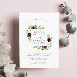 Blush Romance Wedding Einladung