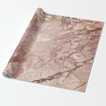 Blush Rose Abstrakt Gold Metallische Glasstriche