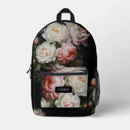Blush Rose Classic Dutch Moody Baroque Bedruckter Rucksack