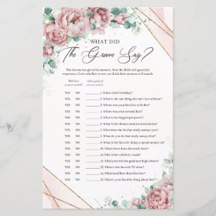 Blush Rose Eukalyptus gold Was hat der Bräutigam g