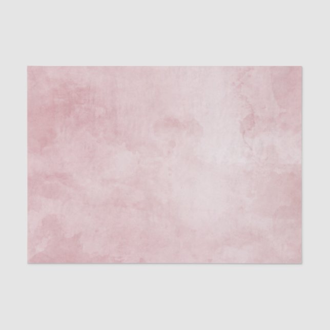 Blush & Rose Gold Gerahmte Wasserfarbenhochzeit Seidenpapier (Vorderseite)