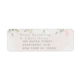 Blush Rose Greenerity Wedding Rücksendeadresse