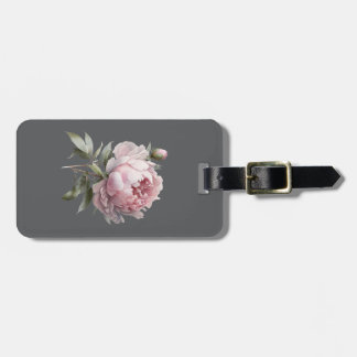 Blush Rose Luggage Tag — Lumina & Ash Collection Gepäckanhänger