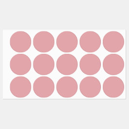 Blush Rose Pink Solid Color | Classic | Elegant  Etiketten