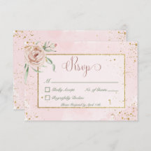 Blush-Rose und Goldakzente Hochzeit