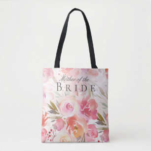 Blush Rose Wasserfarbene Blumenmutter der Braut