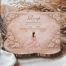 Blush-Rosengarten-Quinceañera
