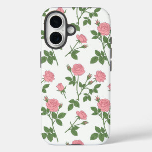 Blush-Rosengarten   Rosa Rosen Blumen iPhone-Hülle iPhone 16 Hülle