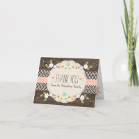 BLUSH RUSTIC FLORAL BOHO BABY DANKE