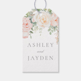 Blush & Sage Bloral Wedding Geschenkanhänger