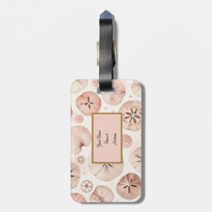 Blush Sand Dollar Strand Gepäckanhänger