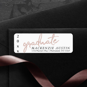 Blush-Skript   Classy Pink Brush Address
