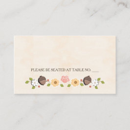 Blush String of Lights Rustic Fall Seating Place Platzkarte