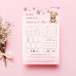 Blush Teddy Moon Stars Baby Prediction Ratschläge