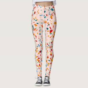 Blush Terrazzo Leggings