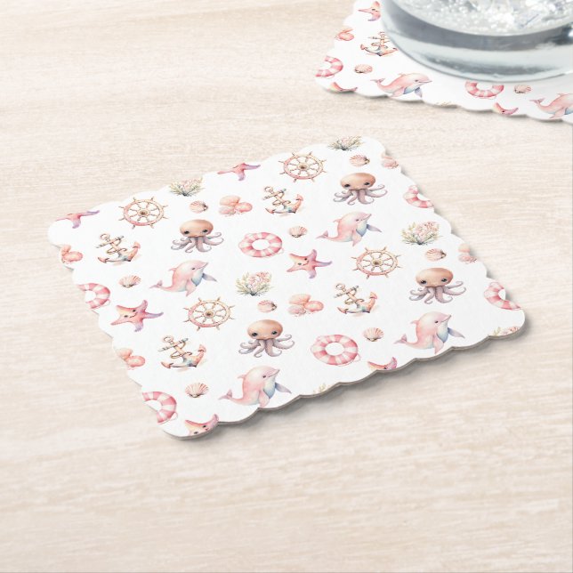 Blush Tide Schätze! Untersetzer (angewinkelt)