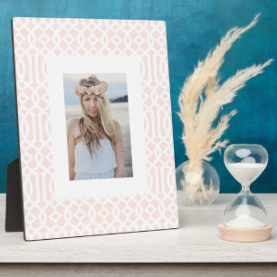 Blush Trellis Fotoplatte